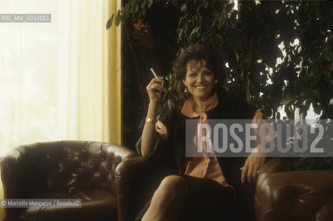 Spoleto (Perugia), about 1985. Actress Claudia Cardinale / Spoleto (Perugia), 1985 circa. Lattrice Claudia Cardinale - ©Marcello Mencarini/Rosebud2