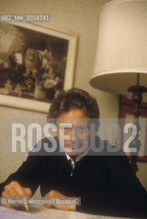 Rome, about 1985. Italian organist Giorgio Carnini / Roma, 1985 circa. Lorganista Giorgio Carnini - ©Marcello Mencarini/Rosebud2