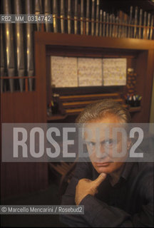Rome, Chiesa di SantIgnazio, 1999. Italian organist Giorgio Carnini / Roma, Chiesa di SantIgnazio, 1999. Lorganista Giorgio Carnini - ©Marcello Mencarini/Rosebud2
