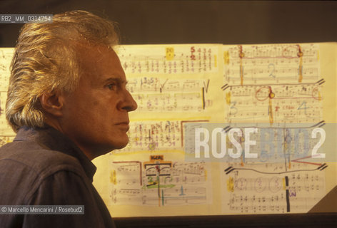 Rome, Chiesa di SantIgnazio, 1999. Italian organist Giorgio Carnini / Roma, Chiesa di SantIgnazio, 1999. Lorganista Giorgio Carnini - ©Marcello Mencarini/Rosebud2