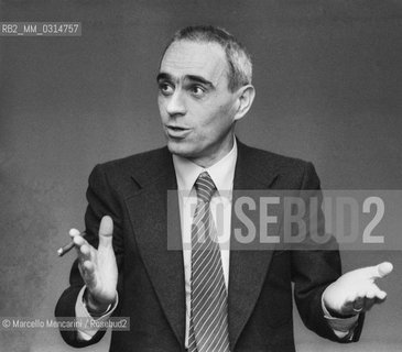 Rome,1979. Italian trade unionist Pierre Carniti / Roma, 1979. Il sindacalista Pierre Carniti - ©Marcello Mencarini/Rosebud2