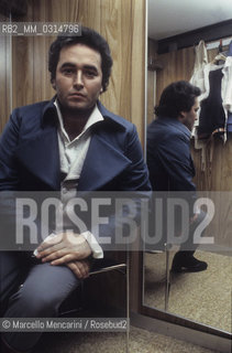 Verona Arena, about 1978. Spanish tenor José Carreras in his dressing room / Arena di Verona, 1978 circa. ll tenore Josè Carreras nel suo camerino - ©Marcello Mencarini/Rosebud2
