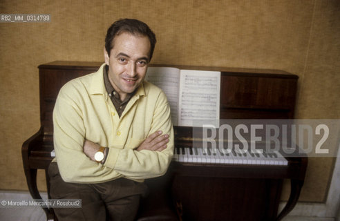 Vatican City, about 1985. Spanish tenor José Carreras / Città del Vaticano, 1985 circa. Il tenore José Carreras - ©Marcello Mencarini/Rosebud2