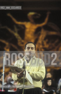 Vatican City, about 1985. Spanish tenor José Carreras during a rehearsal in the Nervi Hall / Città del Vaticano, 1985 circa. Il tenore José Carreras durante una prova in Sala Nervi - ©Marcello Mencarini/Rosebud2