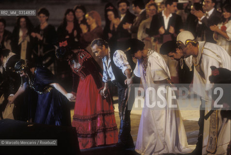 Verona Arena, 1995. Tenor José Carreras performing in Carmen on the occasion of hes career / Arena di Verona, 1995. Il tenore José Carreras si esibisce in Carmen in occasione del 25° anniversario della sua carriera - ©Marcello Mencarini/Rosebud2