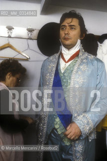 Italian baritone Silvano Carroli, about 1985 / Il baritono Silvano Carroli, 1985 circa - ©Marcello Mencarini/Rosebud2