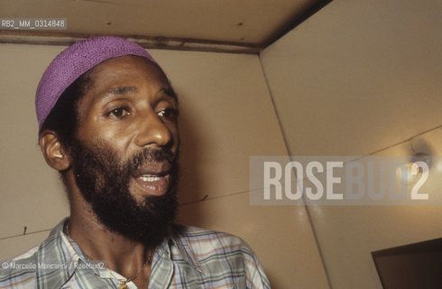 Rome, about 1985. American jazz double-bassist Ron Carter / Roma, 1985 circa. Il contrabbassista jazz Ron Carter - ©Marcello Mencarini/Rosebud2