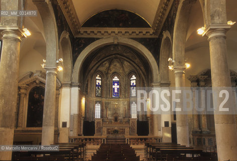 Venice, 1998. St. Samuel Church where Giacomo Casanova was baptized on 5 April 1725. When he was fifteen years old he received here the clerical tonsure in 1740 and in 1741 the minor orders /  Venezia, 1998. Chiesa di San Samuele dove Giacomo Casanova fu battezzato il 5 aprile 1725 e dove a quindici anni ricevette la tonsura nel 1740 e gli ordini minori nel 1741 - ©Marcello Mencarini/Rosebud2