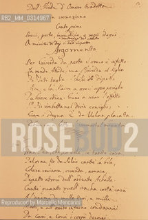 Page of the Iliad translated by Giacomo Casanova (handwritten text) / Pagina dellIliade tradotta da Giacomo Casanova (testo manoscritto) - Reproduced by Marcello Mencarini
/Rosebud2