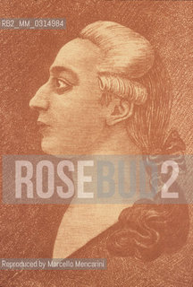 Portrait of Giacomo Casanova. Engraving from a painting by his brother Francesco Casanova painter / Ritratto di Giacomo Casanova. Incisione da un dipinto del fratello Francesco Casanova, pittore - Reproduced by Marcello Mencarini
/Rosebud2