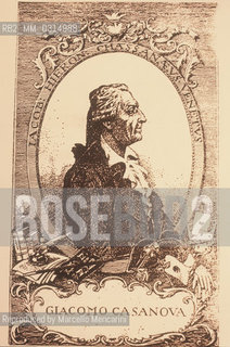 Portrait of Giacomo Casanova at the age of 65 (Museum of Music in Prague) / Ritratto di Giacomo Casanova a 65 anni (Museo della Musica di Praga) - Reproduced by Marcello Mencarini
/Rosebud2