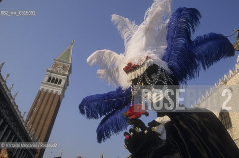 Venice Carnival 1998 dedicated to Giacomo Casanova. Mask / Carnevale di Venezia 1998 dedicato a Giacomo Casanova. Maschera - ©Marcello Mencarini/Rosebud2