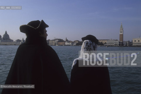 Venice Carnival 1998 dedicated to Giacomo Casanova. Masks / Carnevale di Venezia 1998 dedicato a Giacomo Casanova. Maschere - ©Marcello Mencarini/Rosebud2