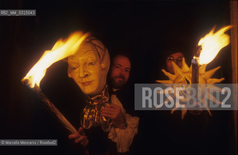 Venice Carnival 1998 dedicated to Giacomo Casanova. Procession of masks in honour of Casanova / Carnevale di Venezia 1998 dedicato a Giacomo Casanova. Corteo di maschere in onore di Casanova - ©Marcello Mencarini/Rosebud2