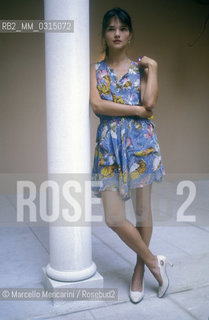 Italian actress CHIARA CASELLI, Venice Film Festival 1991 / CHIARA CASELLI, attrice, Mostra del Cinema di Venezia 1991 ©Marcello Mencarini/Rosebud2