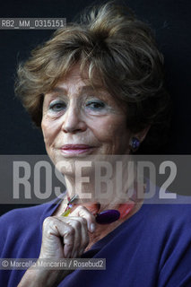Festival of Literatures, Rome, June 16, 2011. Italian politician and journalist Luciana Castellina / Festival Letterature, Roma, 16 giugno 2011. Luciana Castellina, politica e giornalista - ©Marcello Mencarini/Rosebud2