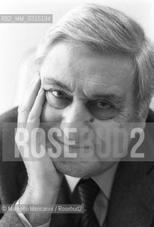 Rome, 1984. TV journalist Paolo Cavallina / Roma, 1984. Il giornalista televisivo Paolo Cavallina - ©Marcello Mencarini/Rosebud2