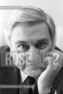 Rome, 1984. TV journalist Paolo Cavallina / Roma, 1984. Il giornalista televisivo Paolo Cavallina - ©Marcello Mencarini/Rosebud2