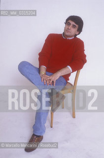 Italian journalist Pierguido Cavallina, about 1985 / Il giornalista Pierguido Cavallina, 1985 circa - ©Marcello Mencarini/Rosebud2