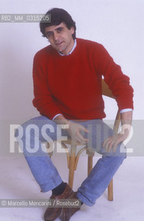 Italian journalist Pierguido Cavallina, about 1985 / Il giornalista Pierguido Cavallina, 1985 circa - ©Marcello Mencarini/Rosebud2
