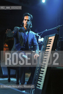 Milan, 1999. Australian singer-songwriter Nick Cave / Milano, 1999. Il cantautore australiano Nick Cave - ©Marcello Mencarini/Rosebud2