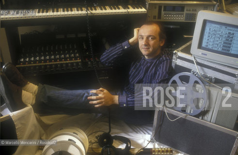 Italian composer Luigi Ceccarelli, 1994 / Il compositore Luigi Ceccarelli, 1994 - ©Marcello Mencarini/Rosebud2