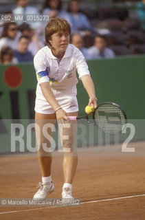 Italian tennis player SANDRA CECCHINI, 1989 / SANDRA CECCHINI, tennista, 1989 ©Marcello Mencarini/Rosebud2