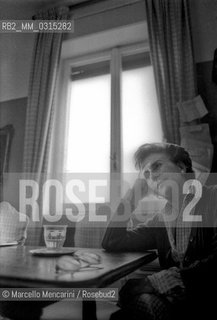 Rome, 1979. Italian journalist and writer Camilla Cederna in her home / Roma, 1979. La giornalista Camilla Cederna nella sua casa - ©Marcello Mencarini/Rosebud2