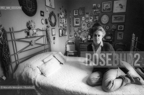 Rome, 1979. Italian journalist and writer Camilla Cederna in her home / Roma, 1979. La giornalista Camilla Cederna nella sua casa - ©Marcello Mencarini/Rosebud2
