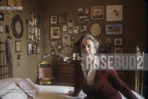 Rome, 1979. Italian journalist and writer Camilla Cederna in her home / Roma, 1979. La giornalista Camilla Cederna nella sua casa - ©Marcello Mencarini/Rosebud2