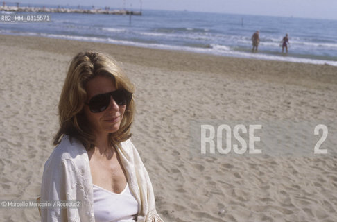 Venice Lido, Venice Film Festival 1983. American actress Jill Clayburgh, protagonist of the movie in competition  Hanna K., directed by Costa Gavras / Lido di Venezia. Mostra del Cinema di venezia 1983Lattrice americana Jill Clayburgh con sua figlia Lily Rabe, protagonista del film in concorso Hanna K. diretto da Costa Gavras - ©Marcello Mencarini/Rosebud2