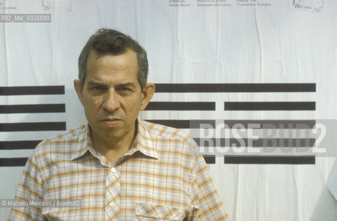 Venice, 1982. Italian composer Aldo Clementi / Venezia, 1982. Il compositore Aldo Clementi - ©Marcello Mencarini/Rosebud2