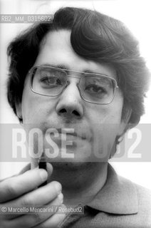 Rome, 1980. Italian cartoonist Guido Clericetti / Roma, 1980. Il disegnatore Guido Clericetti - ©Marcello Mencarini/Rosebud2