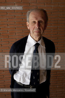 Libri Come, Festival of Books and Reading, Rome 2012. Italian tennis commentator and journalist Gianni Clerici / Libri Come Festa del Libro e della Lettura, Roma 2012. Gianni Clerici, giornalista sportivo esperto di tennis - ©Marcello Mencarini/Rosebud2