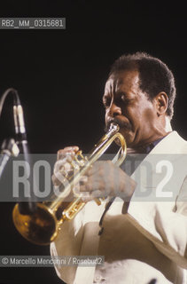 Rome, about 1980. Jazz saxophonist Ornette Coleman in concert / Roma, 1980. Il sassofonista jazz Ornette Coleman in concerto - ©Marcello Mencarini/Rosebud2
