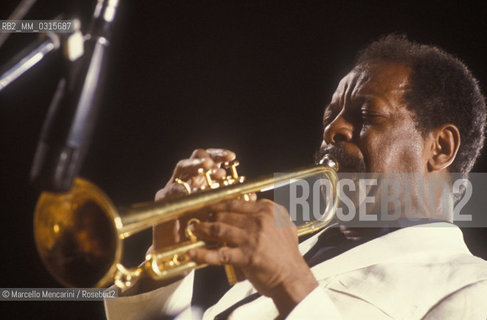 Rome, about 1980. Jazz saxophonist Ornette Coleman in concert / Roma, 1980. Il sassofonista jazz Ornette Coleman in concerto - ©Marcello Mencarini/Rosebud2