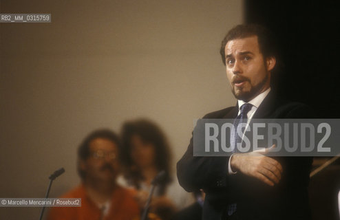 Italian operatic baritone Paolo Coni, about 1988 / Il baritono Paolo Coni, 1988 circa - ©Marcello Mencarini/Rosebud2