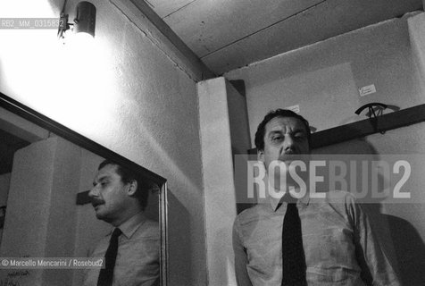 Italian singer and songwriter Paolo Conte (about 1980) / Il cantautore Paolo Conte (1980 circa) - ©Marcello Mencarini/Rosebud2