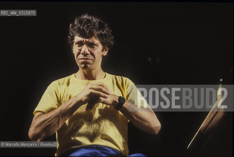 American jazz-fusion pianist, keyboardist, and composer Chick Corea performing (about 1985) /  Chick Corea, pianista e compositore jazz-fusion in concerto (1985 circa) - ©Marcello Mencarini/Rosebud2