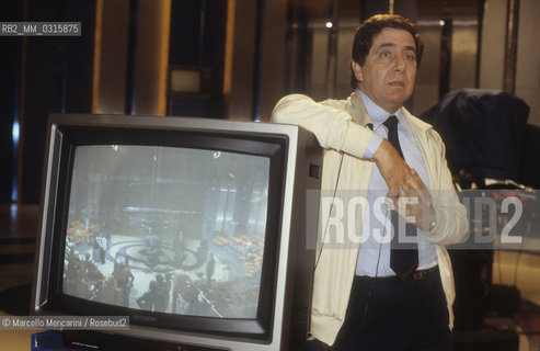 Rome, 1983. Italian TV presenter Corrado Mantoni / Roma, 1983. Il presentatore TV Corrado Mantoni - ©Marcello Mencarini/Rosebud2
