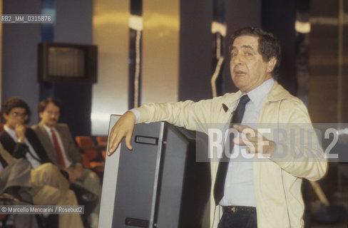 Rome, 1983. Italian TV presenter Corrado Mantoni / Roma, 1983. Il presentatore TV Corrado Mantoni - ©Marcello Mencarini/Rosebud2