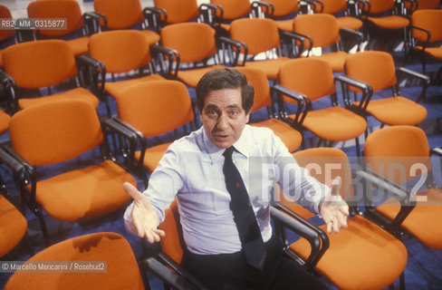 Rome, 1983. Italian TV presenter Corrado Mantoni / Roma, 1983. Il presentatore TV Corrado Mantoni - ©Marcello Mencarini/Rosebud2
