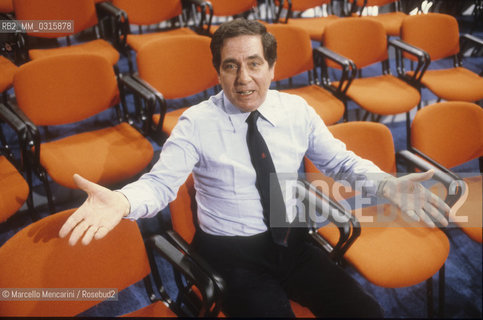 Rome, 1983. Italian TV presenter Corrado Mantoni / Roma, 1983. Il presentatore TV Corrado Mantoni - ©Marcello Mencarini/Rosebud2
