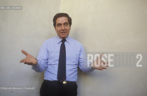 Rome, 1983. Italian TV presenter Corrado Mantoni / Roma, 1983. Il presentatore TV Corrado Mantoni - ©Marcello Mencarini/Rosebud2