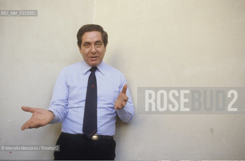 Rome, 1983. Italian TV presenter Corrado Mantoni / Roma, 1983. Il presentatore TV Corrado Mantoni - ©Marcello Mencarini/Rosebud2