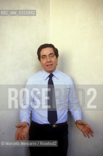 Rome, 1983. Italian TV presenter Corrado Mantoni / Roma, 1983. Il presentatore TV Corrado Mantoni - ©Marcello Mencarini/Rosebud2