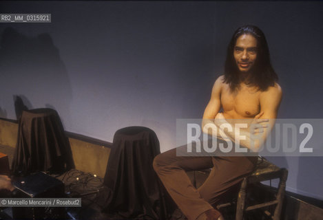 Rome, Olympic Theater, 1995. Spanish flamenco dancer Joaquín Cortés / Roma, Teatro Olimpico, 1995. Il ballerino di flamenco Joaquin Cortes - ©Marcello Mencarini/Rosebud2