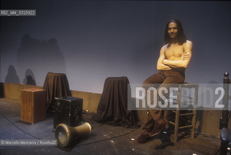 Rome, Olympic Theater, 1995. Spanish flamenco dancer Joaquín Cortés / Roma, Teatro Olimpico, 1995. Il ballerino di flamenco Joaquin Cortes - ©Marcello Mencarini/Rosebud2