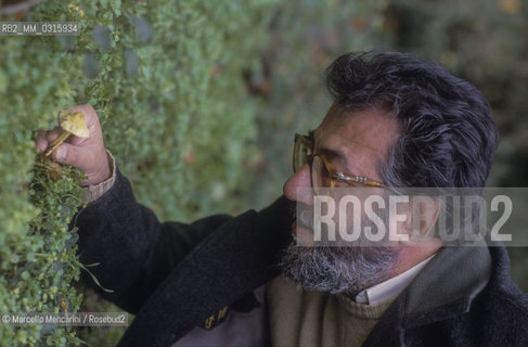 Italian journalist Tito Cortese, about 1985 / Il giornalista Tito Cortese, 1985 circa - ©Marcello Mencarini/Rosebud2