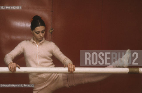 Italian ballet dancer Liliana Cosi (1982) / La ballerina Liliana Cosi (1982) - ©Marcello Mencarini/Rosebud2